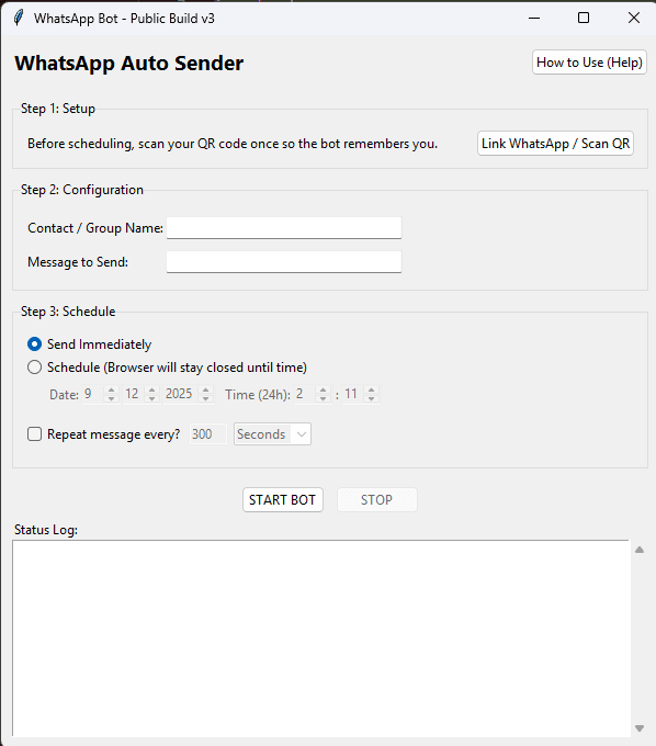 WhatsApp Auto Sender Bot media 1